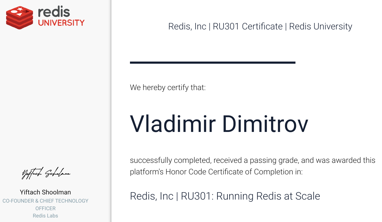 RU301: Running Redis at Scale